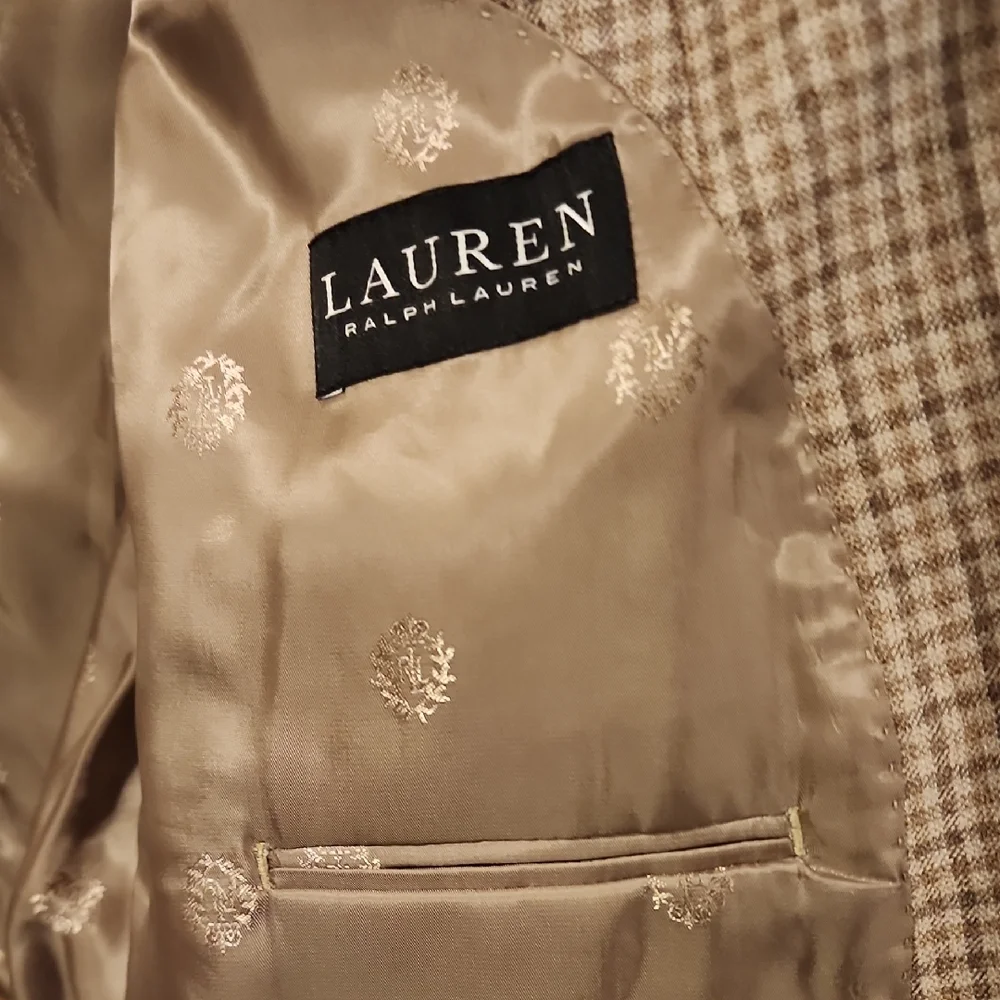 Lauren Ralph Lauren Lexington Ultraflex Silk Wool Sport Coat 46 Regular